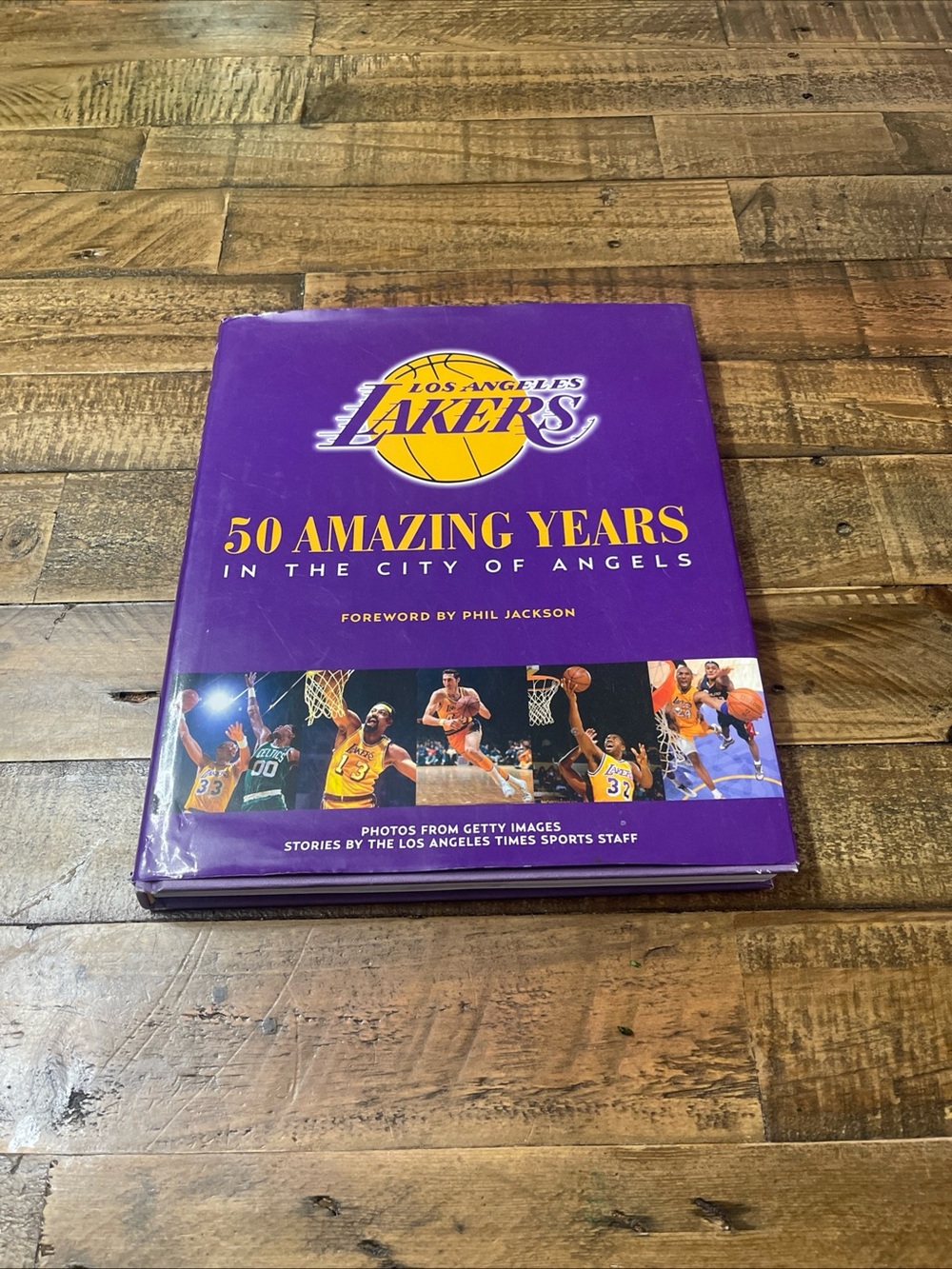 Los Angeles Lakers 50 Amazing Years Hardcover Illustrated Picture Book LA Times